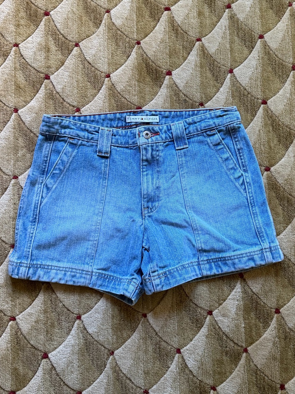 Tommy Hilfiger Light Blue Denim Jean Shorts